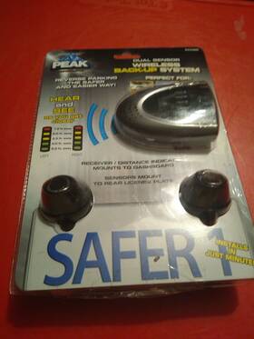Pkc0re Peak Performance Dual Sensor Wireless Backup System Audio/visual Reverse Pkcore