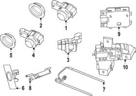 958-919-275-905 Porsche Genuine Park Sensor
