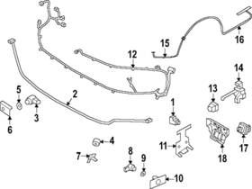 9y0-807-130-b Porsche Genuine Park Sensor Retainer