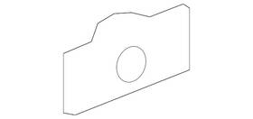 9y0-807-596 Porsche Genuine Inner Bracket