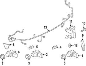 9y0-971-104-jk Porsche Genuine Wire Harness