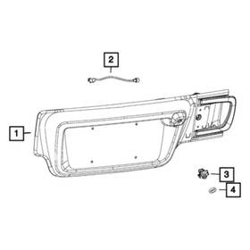Ram Oe 68277884aa For Promaster City 2015-2022 Park Assist Camera Connector