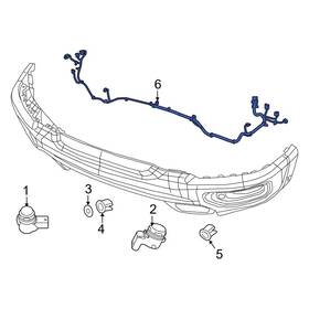 68294466ad Ram Oe For 1500 2019-2020 Front Parking Aid System Wiring Harness