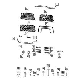 68364534aa Ram Oe For 2500 2019-2024 Park Assist Camera Bracket