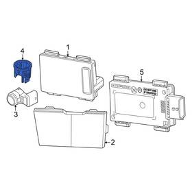 68566169aa Ram Oe Front Left Inner Parking Aid Sensor Bracket 68566169aa Ram Oe Front Left Inner Parking Aid Sensor Bracket