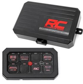 70970a Rough Country Suspension 8 Gang Switch Panel Brand New