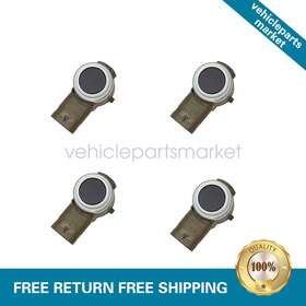 Ju5t15k859ac Soillar 4pcs Parking Sensor Rear Black For Ford 2015-2023 Explorer