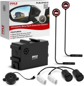 Plblsp40 Sound Around Pyle Ultrasonic Blind Spot Detection Assistant Driving Reverse Parking System