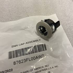 87623fl00aw7 Subaru 2017-2023 Impreza Rear Bumper Reverse Sensor White Ring Oem