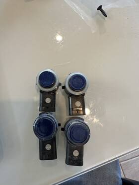 1741485-13-a Tesla Model 3 S X Y Ultrasonic Sensor New Oem Deep Blue Color