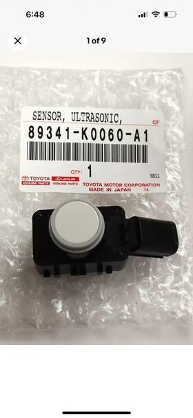 89341-k0060-a1 Toyota Lexus Genuine Parking Sensor Ultrasonic 070 White Pearl 89341-k0060-a1 Toyota Lexus Genuine Parking Sensor Ultrasonic 070 White Pearl