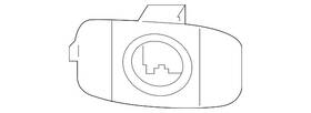 Toyota 89348-06220-c0 Genuine Parking Aid Sensor Housing