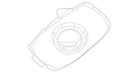 89348-42230-c3 Toyota Genuine Park Sensor Bezel 89348-42230-c3 Toyota Genuine Park Sensor Bezel