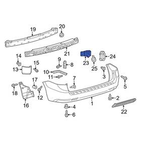 8934160030c0 Toyota Oe Rear Parking Aid Sensor