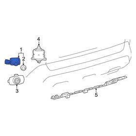 89341k0060p8 Toyota Oe For Mirai 2021-2025 Rear Center Parking Aid Sensor 89341k0060p8 Toyota Oe For Mirai 2021-2025 Rear Center Parking Aid Sensor