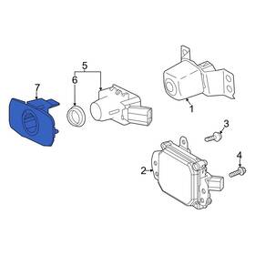 893480e130b1 Toyota Oe For Highlander 24 Rear Center Parking Aid Sensor Housing 893480e130b1 Toyota Oe For Highlander 24 Rear Center Parking Aid Sensor Housing
