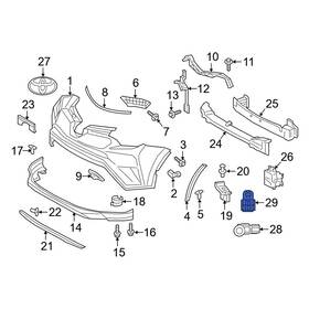 8934812020 Toyota Oe For Rav4 2016-2018 Parking Aid Sensor Bracket