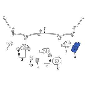 8934847050b0 Toyota Oe For Prius Prime 17-22 Front Left Outer Parking Aid Sensor Housing