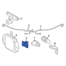 Toyota Oe 8934860430b4 For Tacoma 24-26 Front Inner Parking Aid Sensor Housing