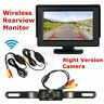 Ukt7695742 Lcd Monitor Ir Night Vision Reversing Camera Wireless Car Rear