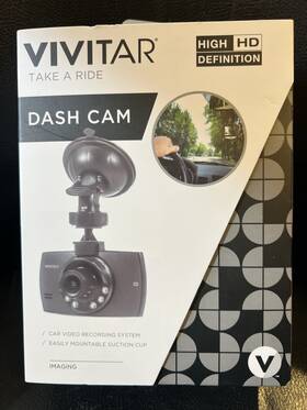 Vivitar 021331142627 High Definition Dash Cam With Night Vision Microphone