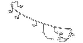 3cm-971-104-d Volkswagen Genuine Wire Harness