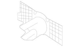 3cn-919-492-c Volkswagen Genuine Mount Plate 3cn-919-492-c Volkswagen Genuine Mount Plate