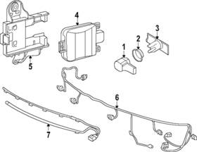 3cn-971-104-ah Volkswagen Genuine Wire Harness 3cn-971-104-ah Volkswagen Genuine Wire Harness