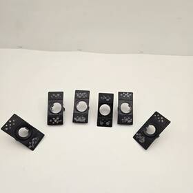 3cn919397a Volkswagen 18-23 Atlas Rear Bumper Parking Sensor Bracket Set 6p.satin Black Oem 3cn919397a Volkswagen 18-23 Atlas Rear Bumper Parking Sensor Bracket Set 6p.satin Black Oem