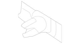 5g0-919-492-a Volkswagen Genuine Park Sensor Bracket