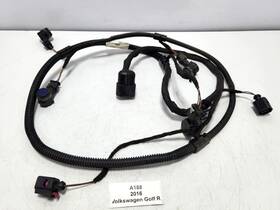 5g0-971-104 Volkswagen 15-19 Oem Golf R Rear Bumper Parking Sensor Pdc Harness Blue