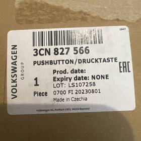 5na827566d Volkswagen 2018-2023 Atlas Rear Tailgate Release Handle With Camera Oem
