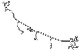 5nn-971-095-f Volkswagen Genuine Harness 5nn-971-095-f Volkswagen Genuine Harness