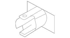 7p6-919-491 Volkswagen Genuine Reverse Sensor Bracket