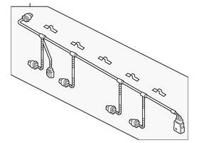 7p6-971-104-al Volkswagen Genuine Wire Harness