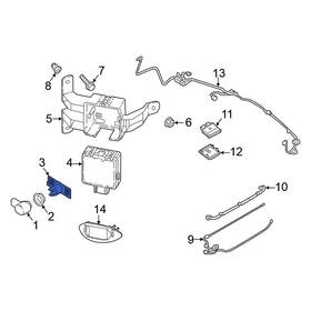 5nl919492 Volkswagen Oe For Tiguan 18-21 Parking Aid Sensor Housing Rear Right