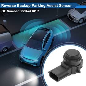 No.253a44101r X Autohaux 253a44101r Reverse Backup Parking Sensor For Renault Kadjar 2015-2019 Black