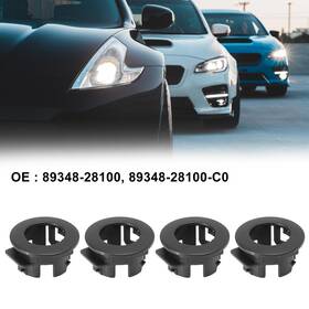 89348-28100 X Autohaux 4pcs Black Bumper Pdc Parking Sensor Retainer Holder For Toyota
