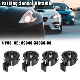 89348-33030-c0 X Autohaux 4pcs Black Car Rear Bumper Parking Sensor Retainer For Toyota