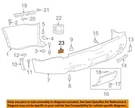 Gm Oem 18-23 Traverse Rear Bumper Components-retainer Plate 23165920. Fixed Price $79.92.