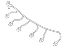 Genuine Mercedes-benz Electrical Wiring Harness 257-540-83-10. Fixed Price $192.50.