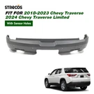 Rear Bumper Cover For 2018-2024 Chevrolet Traverse With Park Assist Sensor Holes. Fixed Price $239.99.