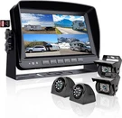 9" Quad Monitor Dvr Video Recorder 4 X Ccd Camera 32GB For Truck Bus Van System. Fixed Price $179.99.