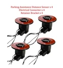 4X Parking Aid Sensor + Connector Retainer Bracket Rear For Chrysler Doddge Jeep. Fixed Price $150.00.