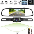 Car Backup Camera Rear View Parking System Night Vision + 4.3" Mirror Monitor. Fixed Price $35.99.