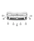 Genuine Mopar Park Assist Sensor 7RW86GW7AA. Fixed Price $20.45.