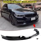 Gloss Blk Front Lip Splitter For 17-20 Bmw Series G30 530I 540I Sport M550I. Fixed Price $68.46.
