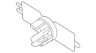 Genuine Nissan Parking Aid Sensor Housing 28533-7BA8A. Fixed Price $66.11.