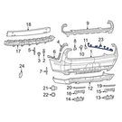 For Dodge Challenger 21-23 Rear Parking Aid System Wiring Harness. Fixed Price $53.01.