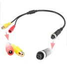 Eway M12 4-PIN Rca Video Dc Female Connector Wire, Monitor/camera Ad. Fixed Price $17.36.